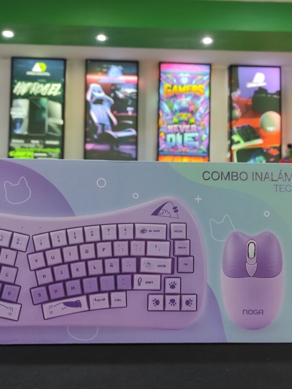 Kit Teclado + Mouse Inalámbricos Noga NKB 6606