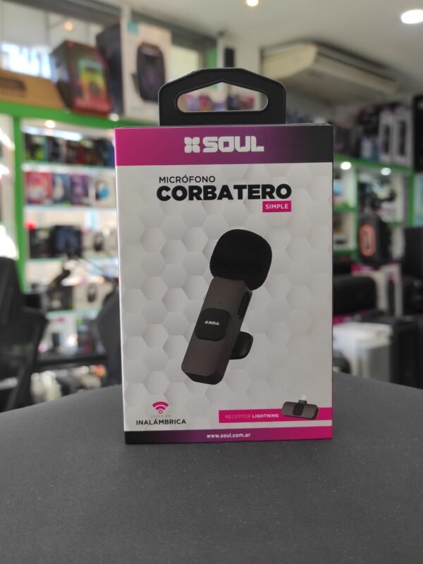 Micrófono corbatero inalámbrico simple tipo c soul