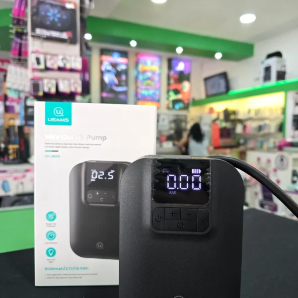 Powerbank/ Inflador Portatil Usams Mini Car Air Pump