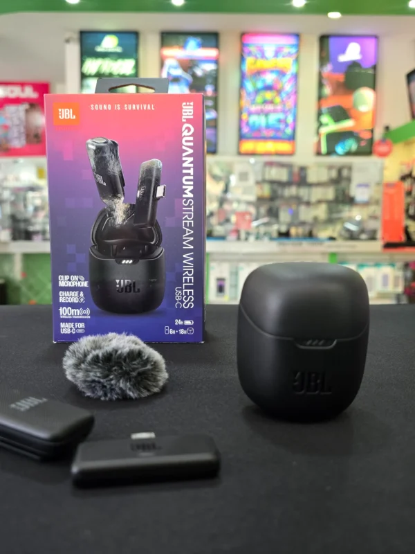 Micrófono Corbatero JBL Quantum Stream tipo c
