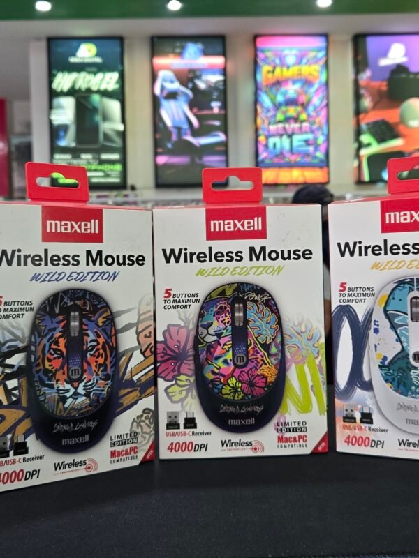 Mouse Inalámbrico Maxell Wild Edition