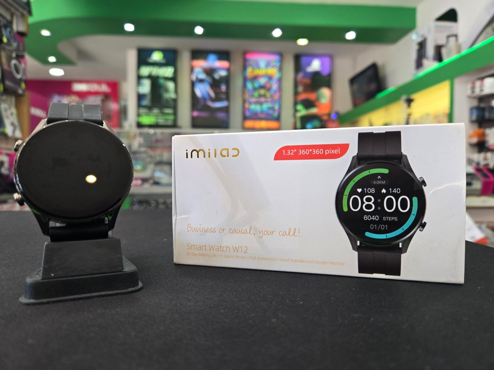 Smartwatch IMILAB W12 con pantalla AMOLED, disponible en Area Digital
