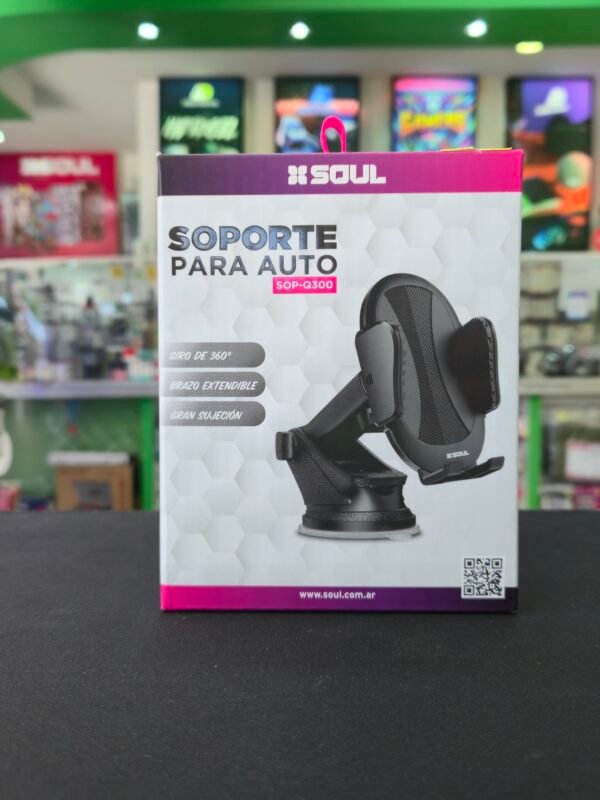 Soporte para auto soul con sopapa SOP Q-300