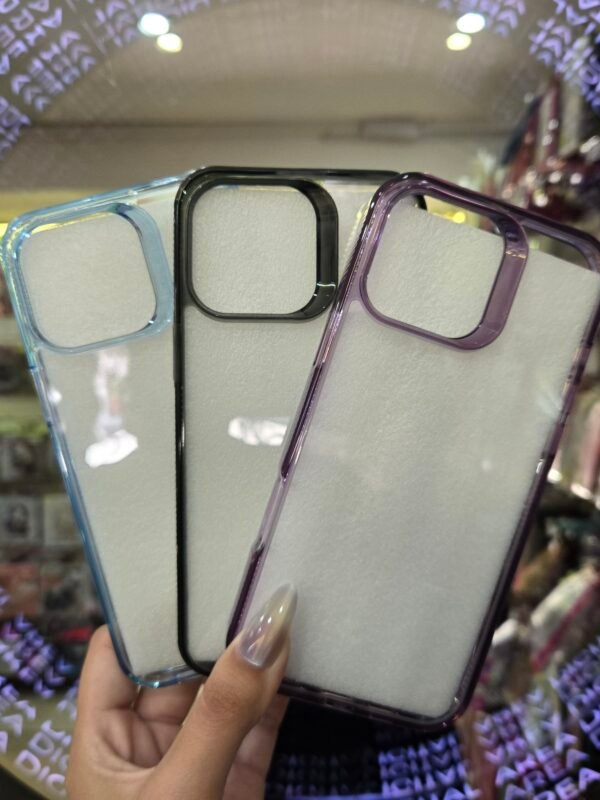 Funda Iphone 15 Pro Max Transparente Acrílica Color