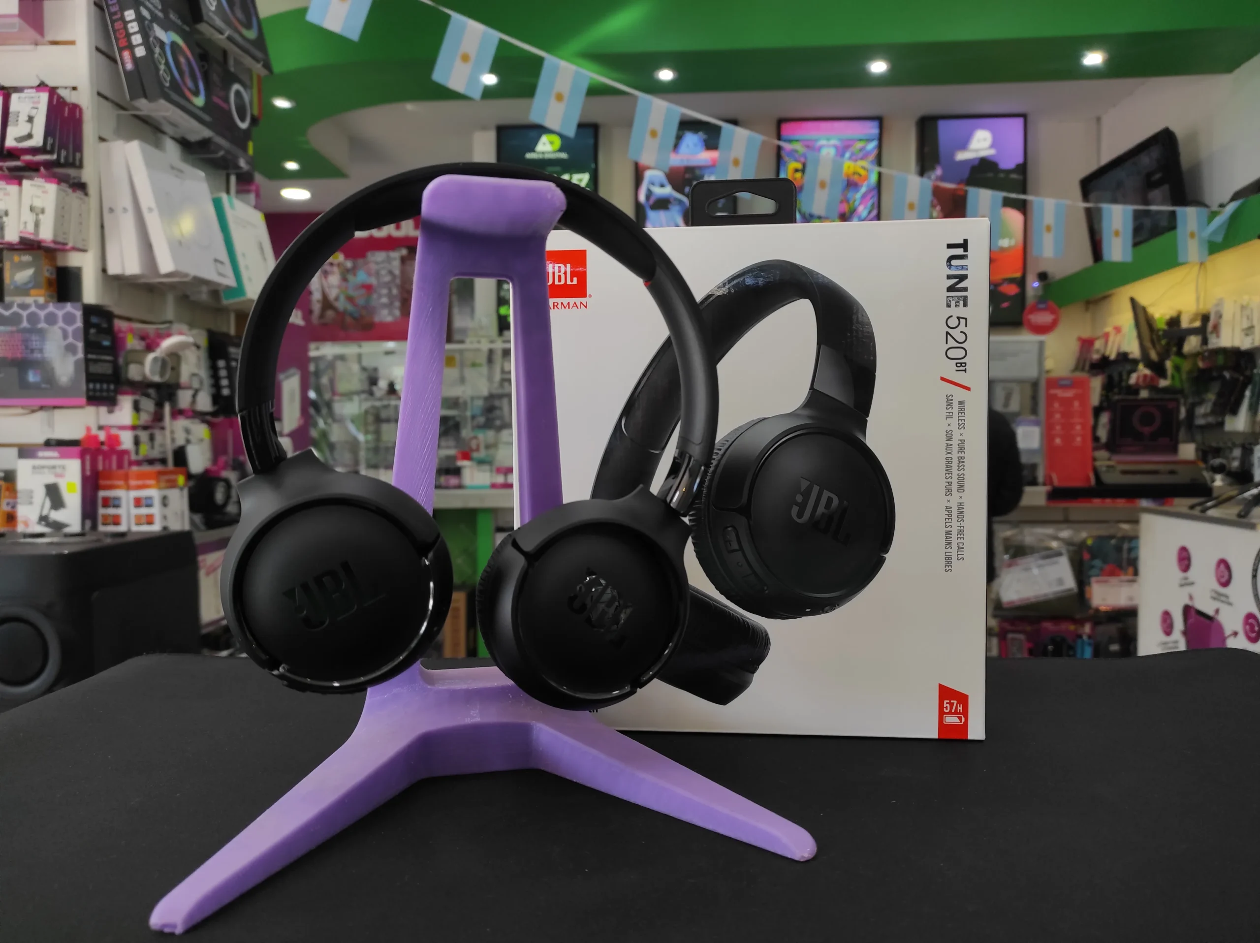 Auriculares JBL Tune 520BT en color negro