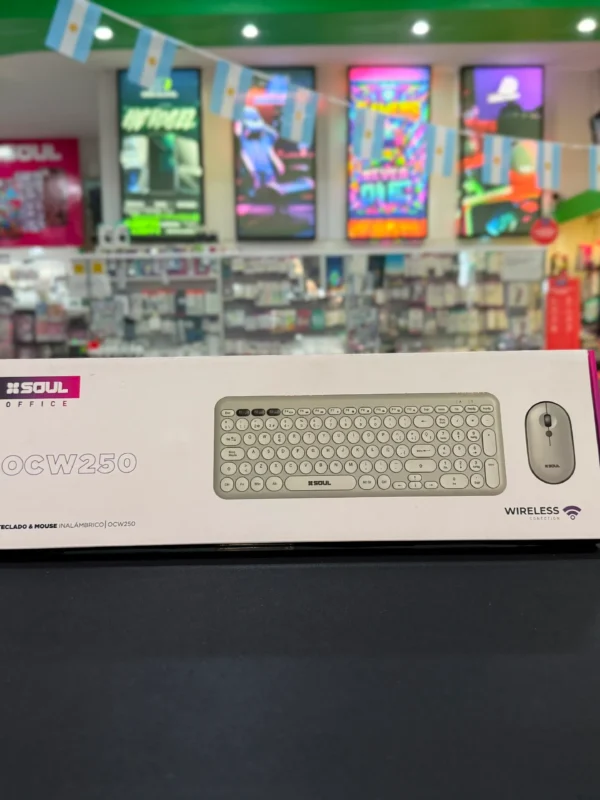 Kit Teclado + Mouse Inalámbricos Soul OCW 250