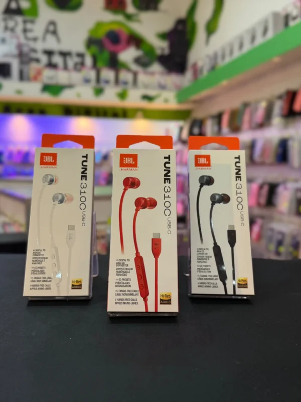 Auricular tipo c JBL tune 310c