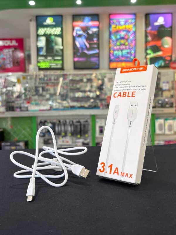 Cable USB iPhone Somostel 3.1A Max
