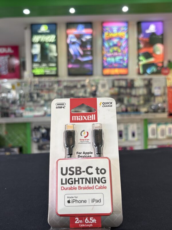 Cable C a Lightning Maxell 2m