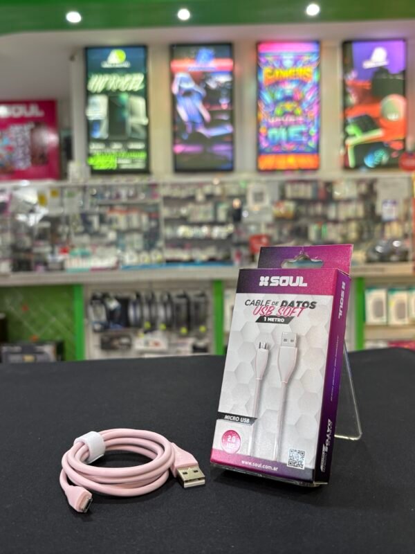 Cable USB V8 Soul Soft 2.0A 1m