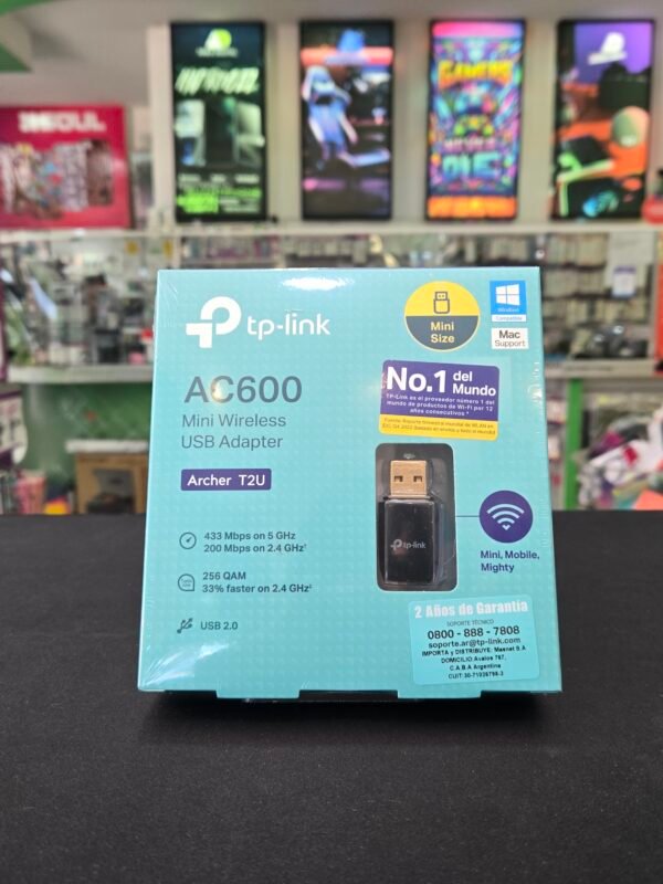 Adaptador Wi-Fi TP-Link AC600 Archer T2U