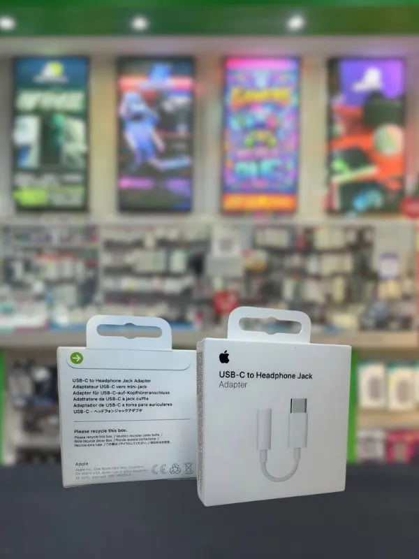 Adaptador USB-C a Jack 3.5 Hembra Apple Original