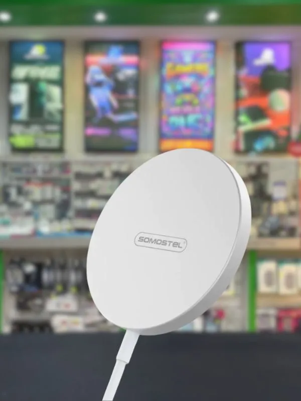 Cargador inalámbrico somostel cable usb