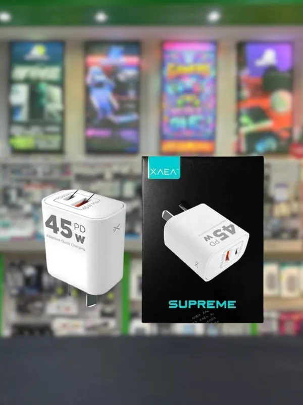 Base de Cargador XAEA Supreme 45W USB + Tipo C