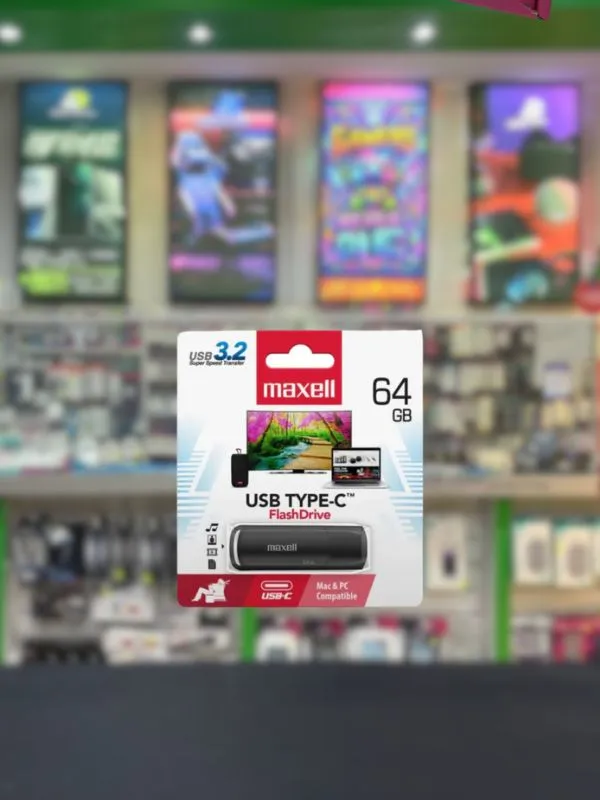 Pendrive Maxell de 64GB Tipo C