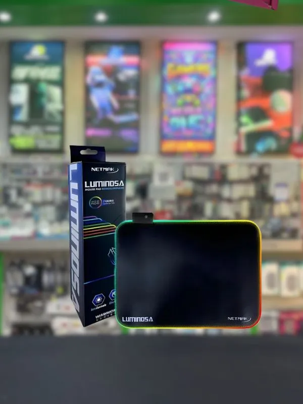 Mouse Pad Retroiluminado Netmak