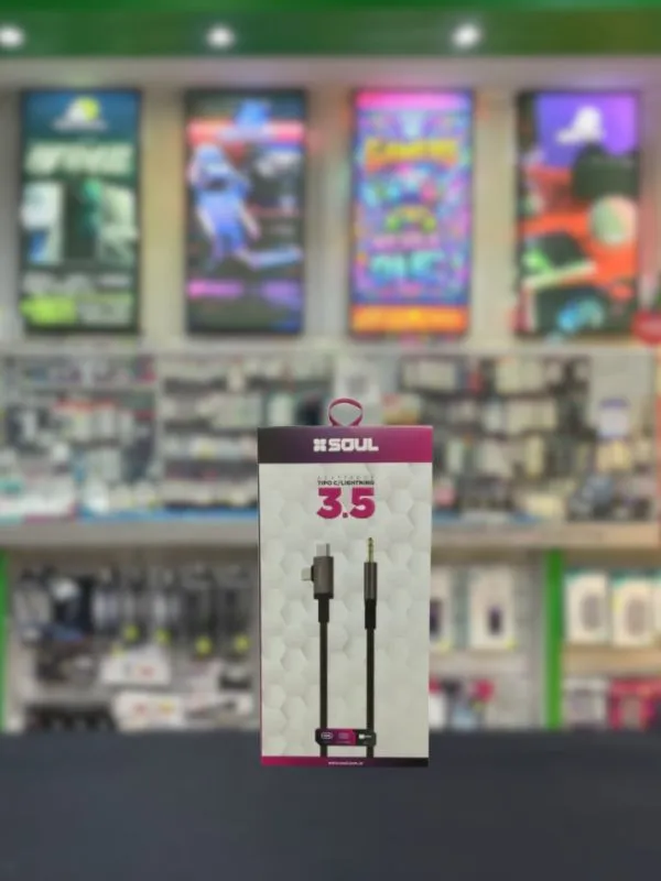 Adaptador Soul Tipo c / Lightning a 3.5