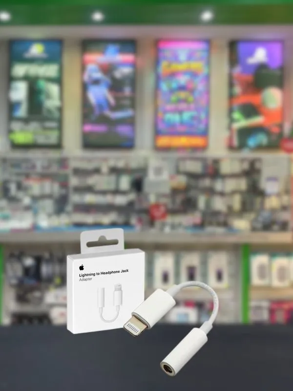 Adaptador Lightning a Jack 3.5 Hembra Apple Original