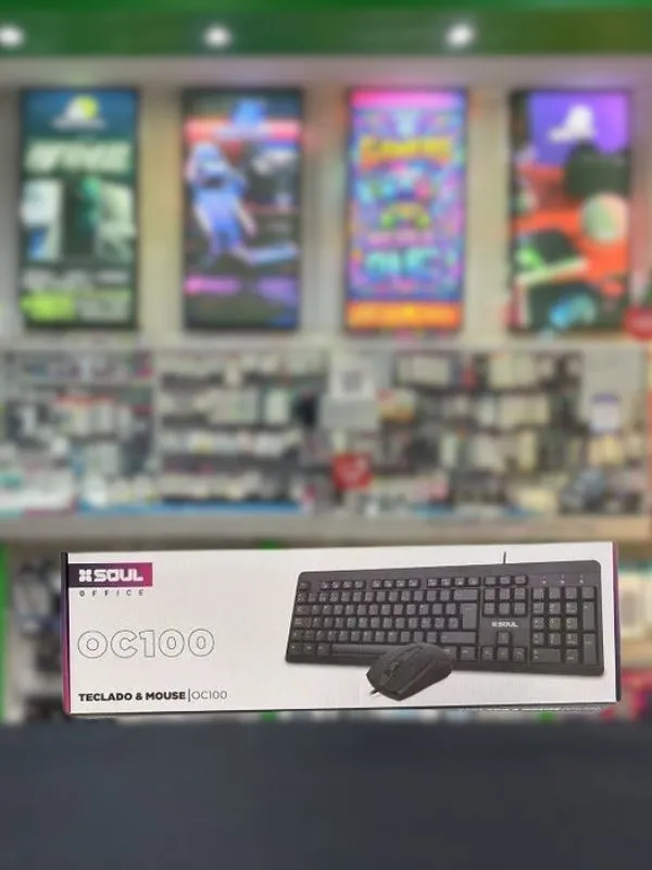 Kit Teclado + Mouse Inalámbricos Soul OC100