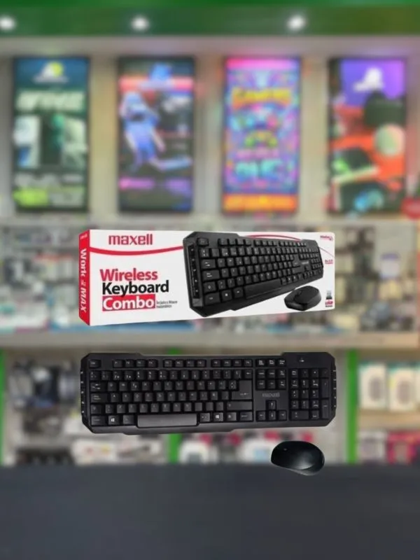 Kit Teclado + Mouse Inalámbricos Maxell WKBC-200