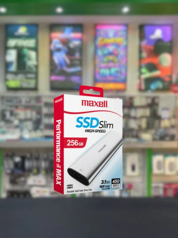 Disco Externo Maxell SSD Slim 256GB