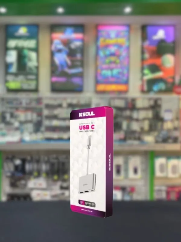 Adaptador Soul usb c a usb/ hdmi / usb c