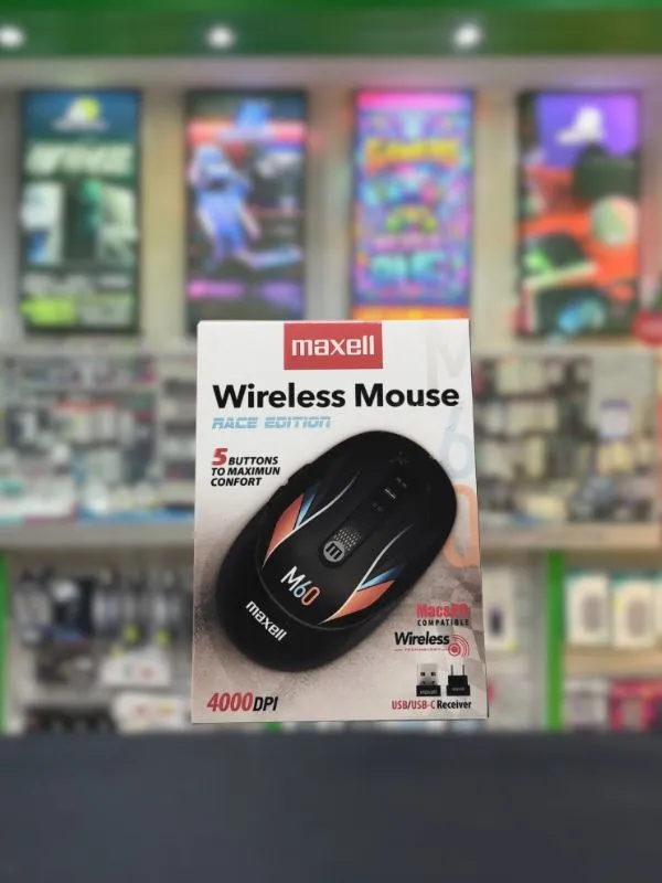 Mouse Inalámbrico Maxell Race Edition M60