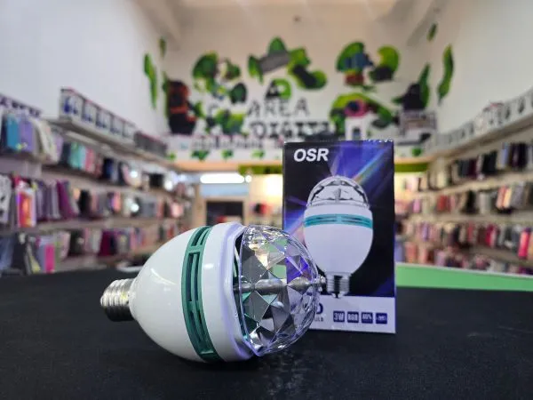 Foco giratorio rgb