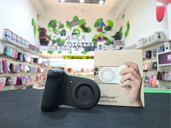 Obturador para camara celular + carga inalámbrica