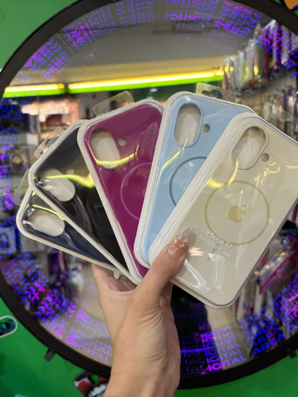 Funda Silicona Para Iphone Magsafe + Manzana