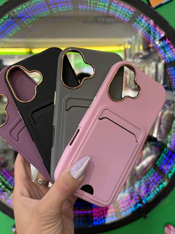 Funda Iphone 17 Silicona con Tarjetero