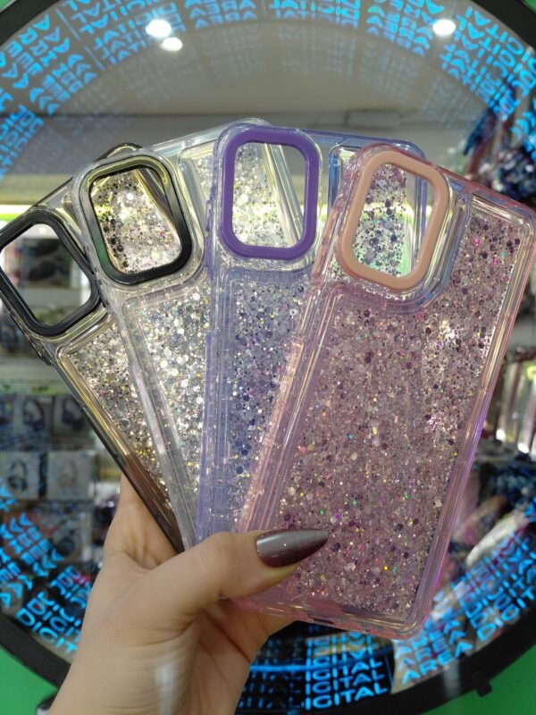 Funda Samsung A07 con Brillos Reforzada