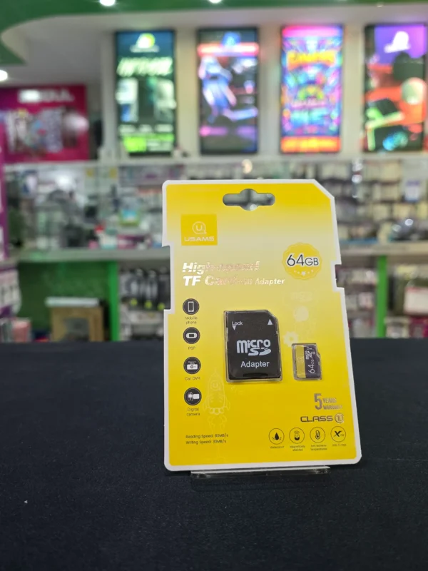 Tarjeta de Memoria MicroSDHC USAMS High Speed - 64GB