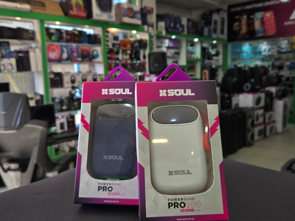 Power Bank Soul Pro100 | Cargador Portátil 10,000 mAh