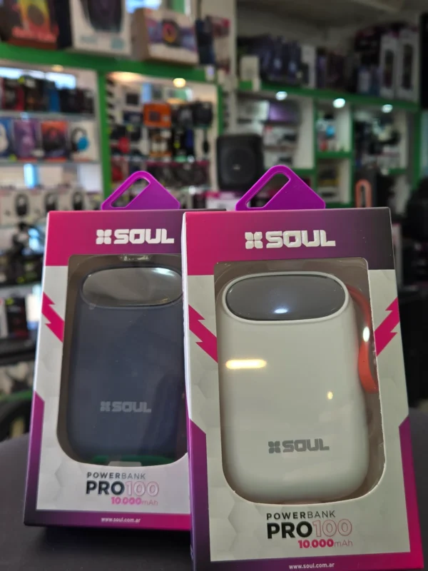 Power Bank Soul Pro100 | Cargador Portátil 10,000 mAh