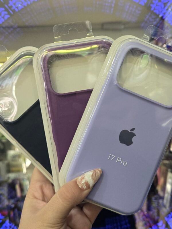 Funda Iphone 17 Pro Silicona Manzana