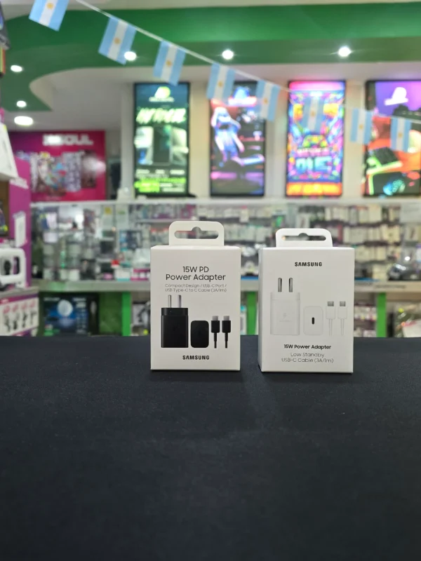 Cargador Completo Samsung 15W Original Base + Cable tipo c