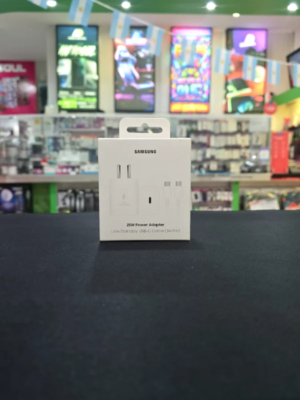 Cargador Completo Samsung 25W Original Base + Cable tipo c