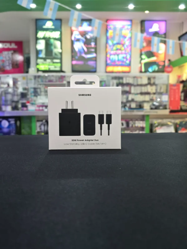 Cargador Completo Samsung 50W Original Base + Cable tipo c
