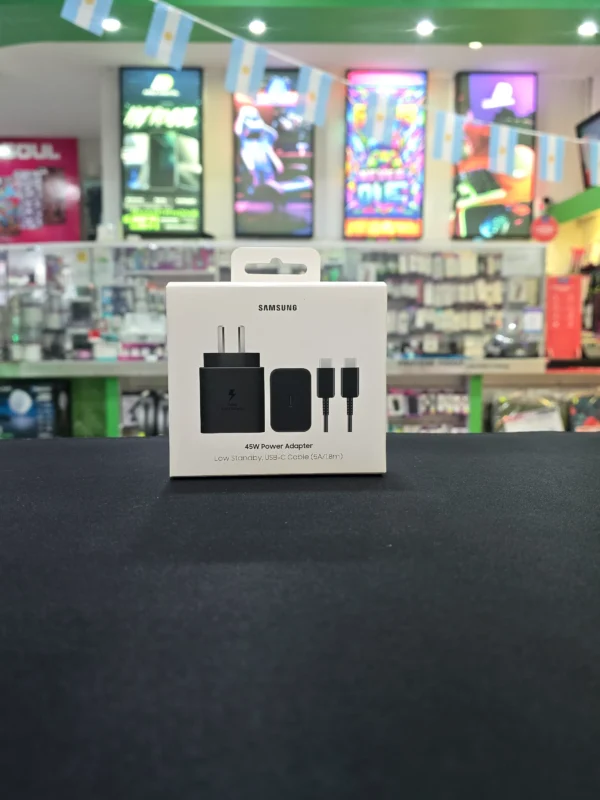 Cargador Completo Samsung 45W Original Base + Cable tipo c