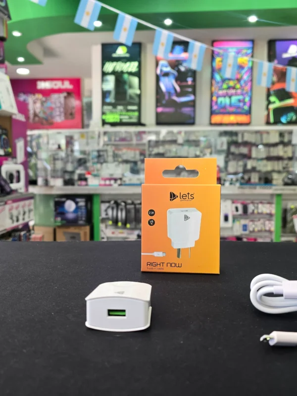 Cargador Completo Lets Base + Cable usb - v8