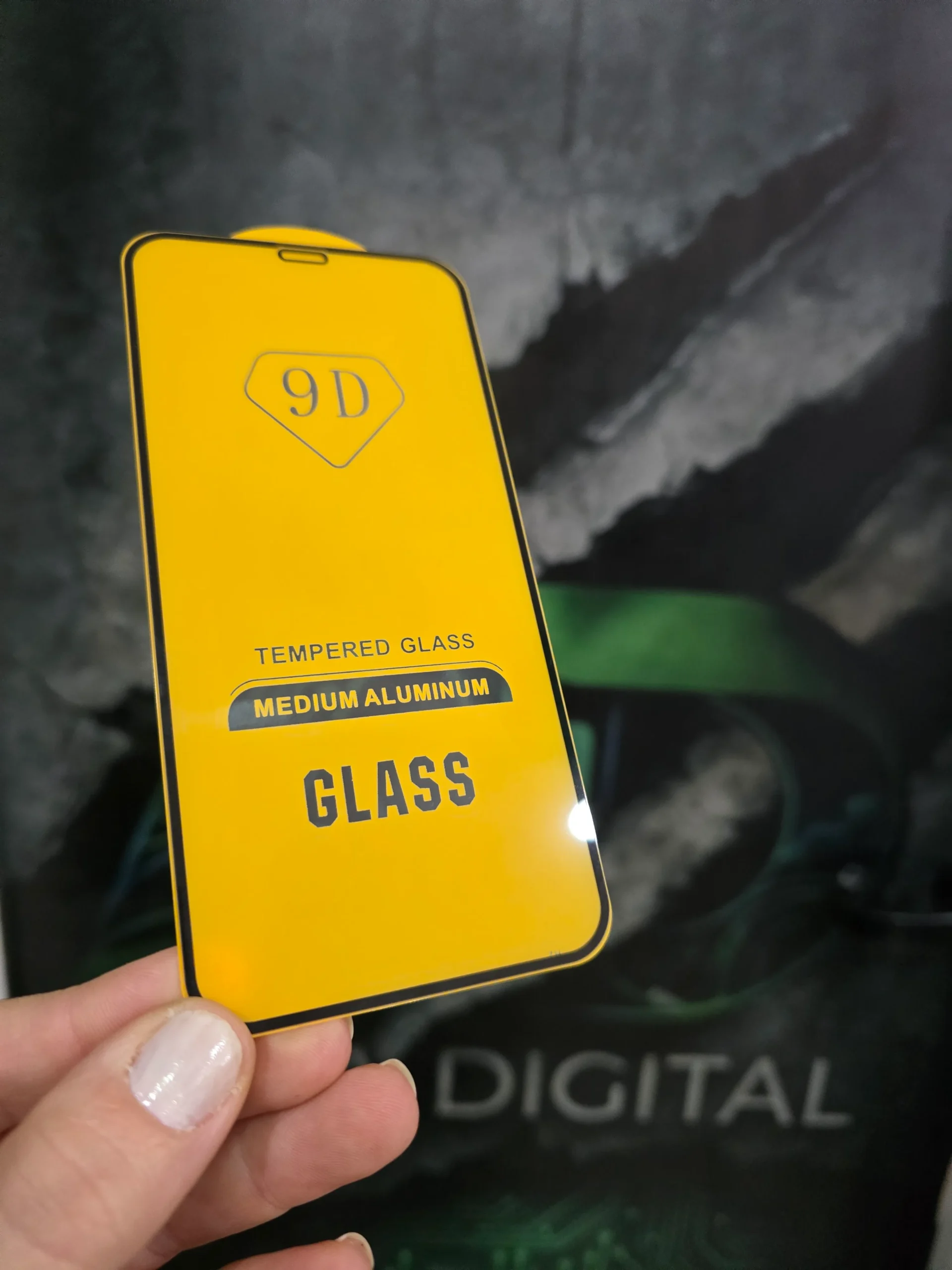 Protector de pantalla de vidrio templado 9D cobertura completa