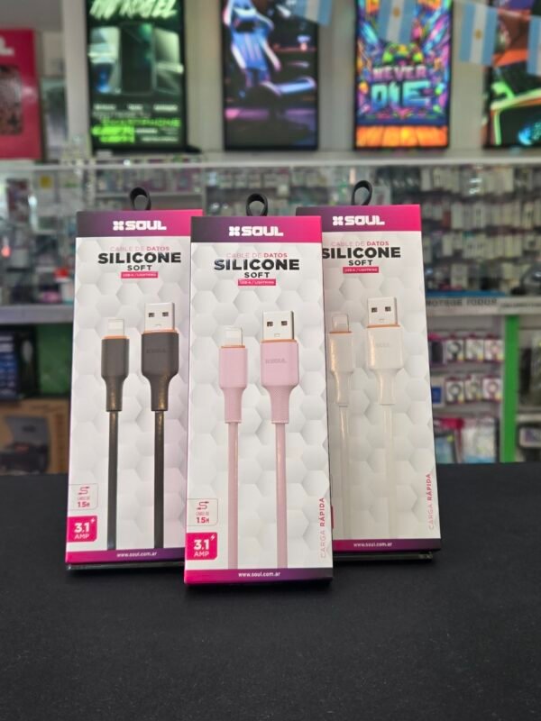 Cable Usb Iphone Silicone Soft
