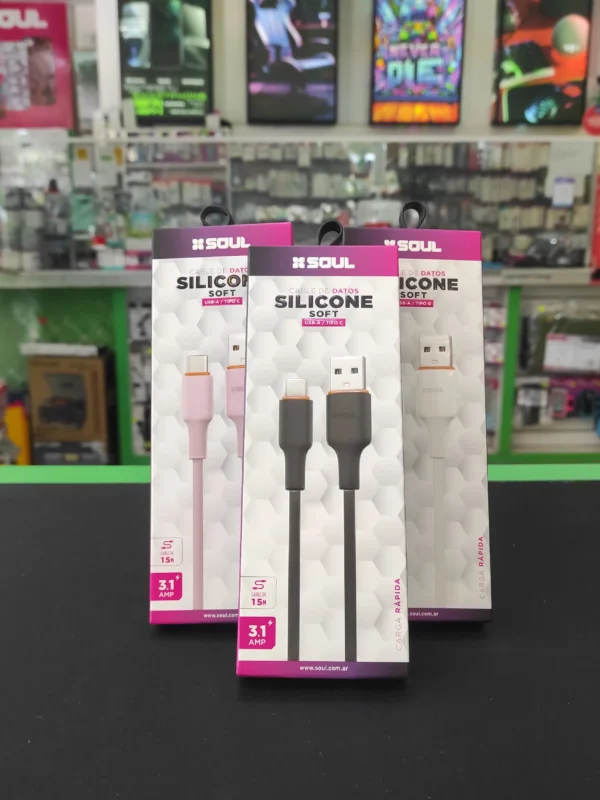 Cable Tipo C Soul Silicone Soft