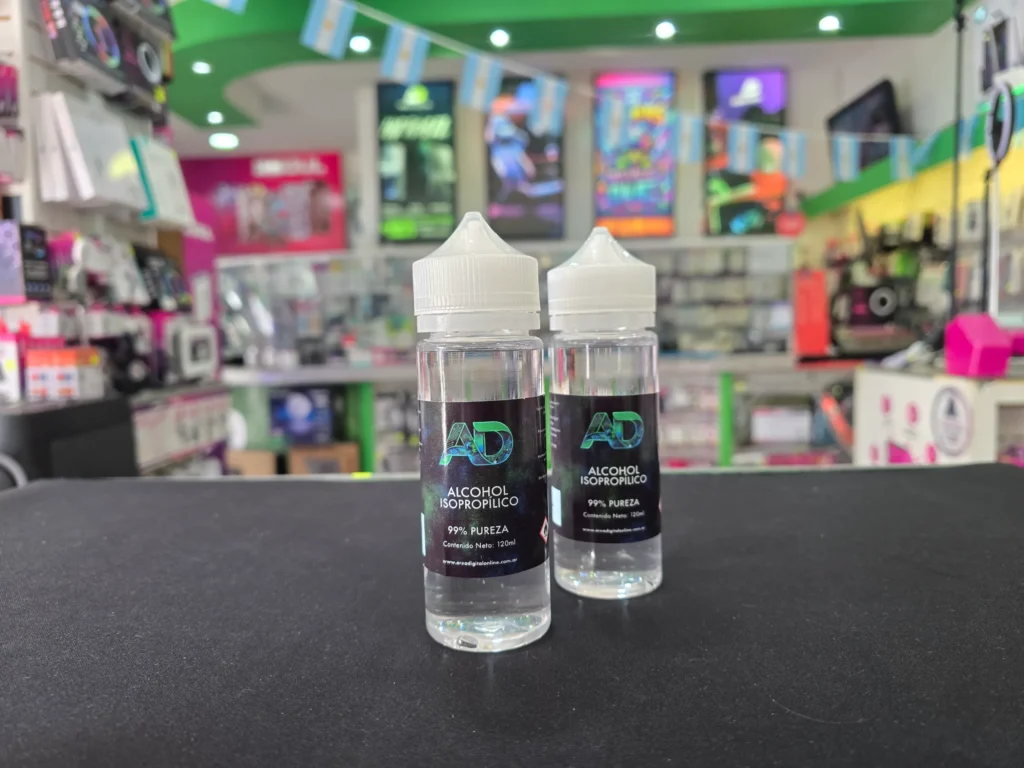 Alcohol Isopropílico 99% Pureza | Area Digital 120ml