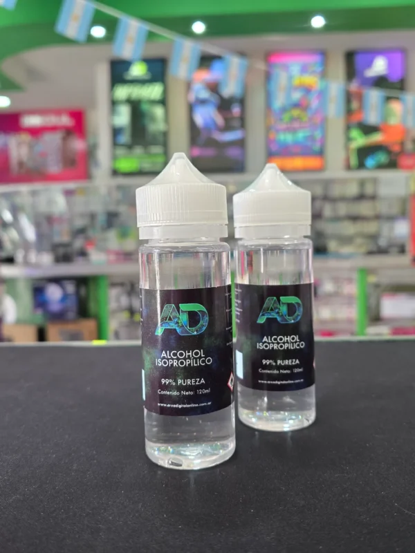 Alcohol Isopropílico 99% Pureza | Área Digital 120ml