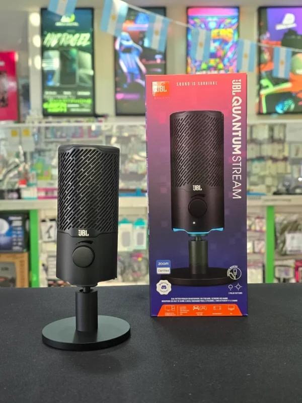 Micrófono Premium JBL Quantum Stream – Dual Pattern USB