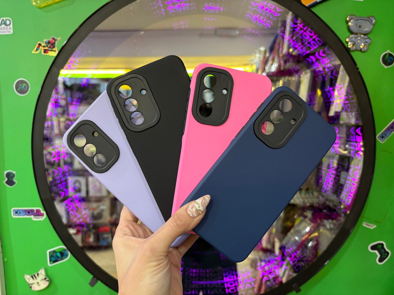 Funda Samsung A57 Soft rígida en colores