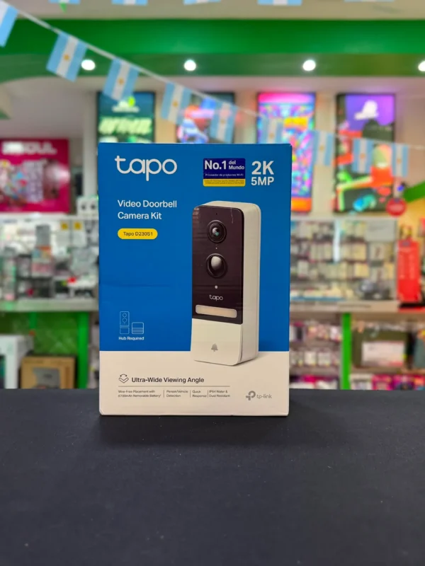 Timbre con Cámara Inteligente TP-Link Tapo D230S1 2K 5MP (Kit con Hub)