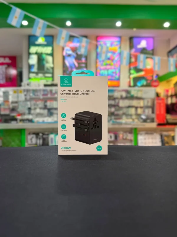 Cargador Universal de Viaje USAMS de 70W